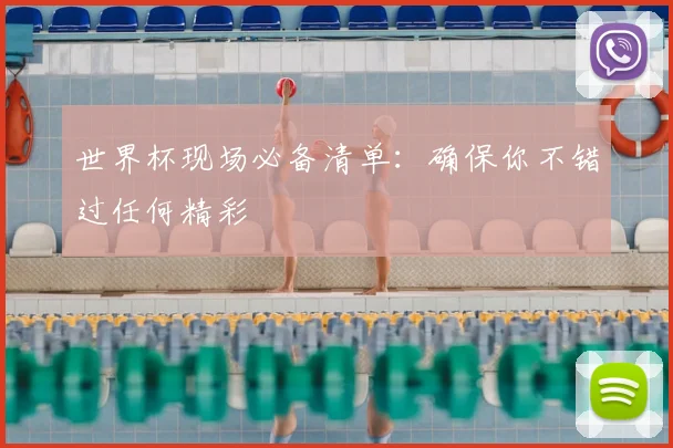 世界杯现场必备清单：确保你不错过任何精彩
